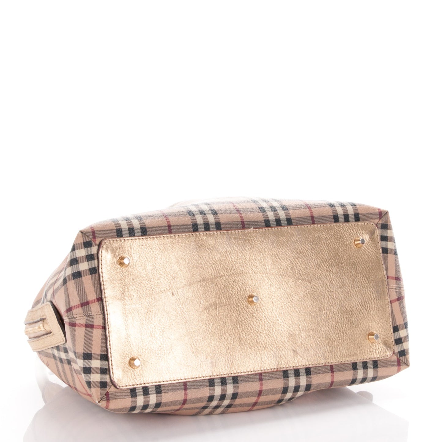 Haymarket Check Thornley Satchel Gold