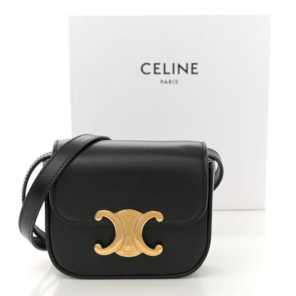 Celine Shiny Calfskin Mini Triomphe Black 11 of 11