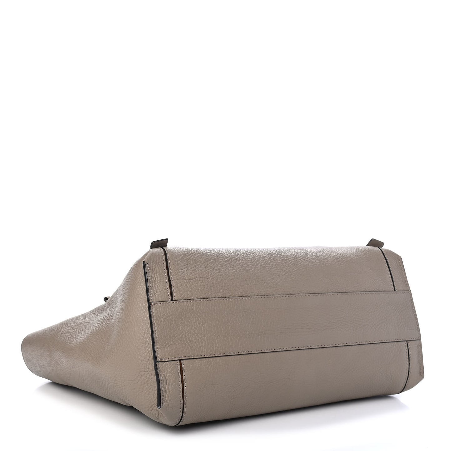 Smooth Calfskin Medium Milo Shopping Tote Motty Grey