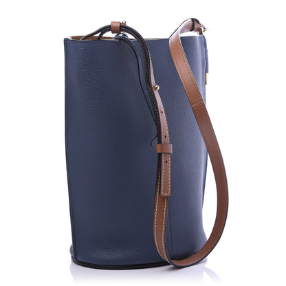 Loewe Calfskin Gate Bucket Bag Steel Blue 2 of 8