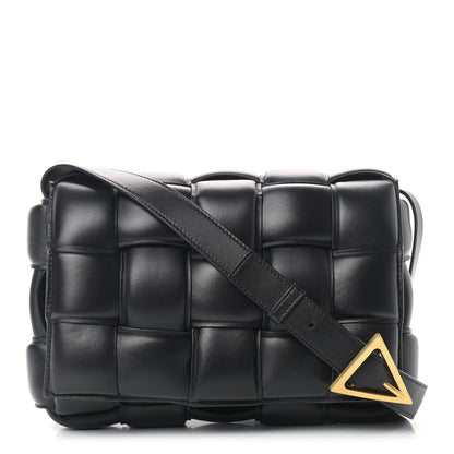 Bottega Veneta Nappa Maxi Intreccio Padded Cassette Crossbody Bag Black 1 of 9