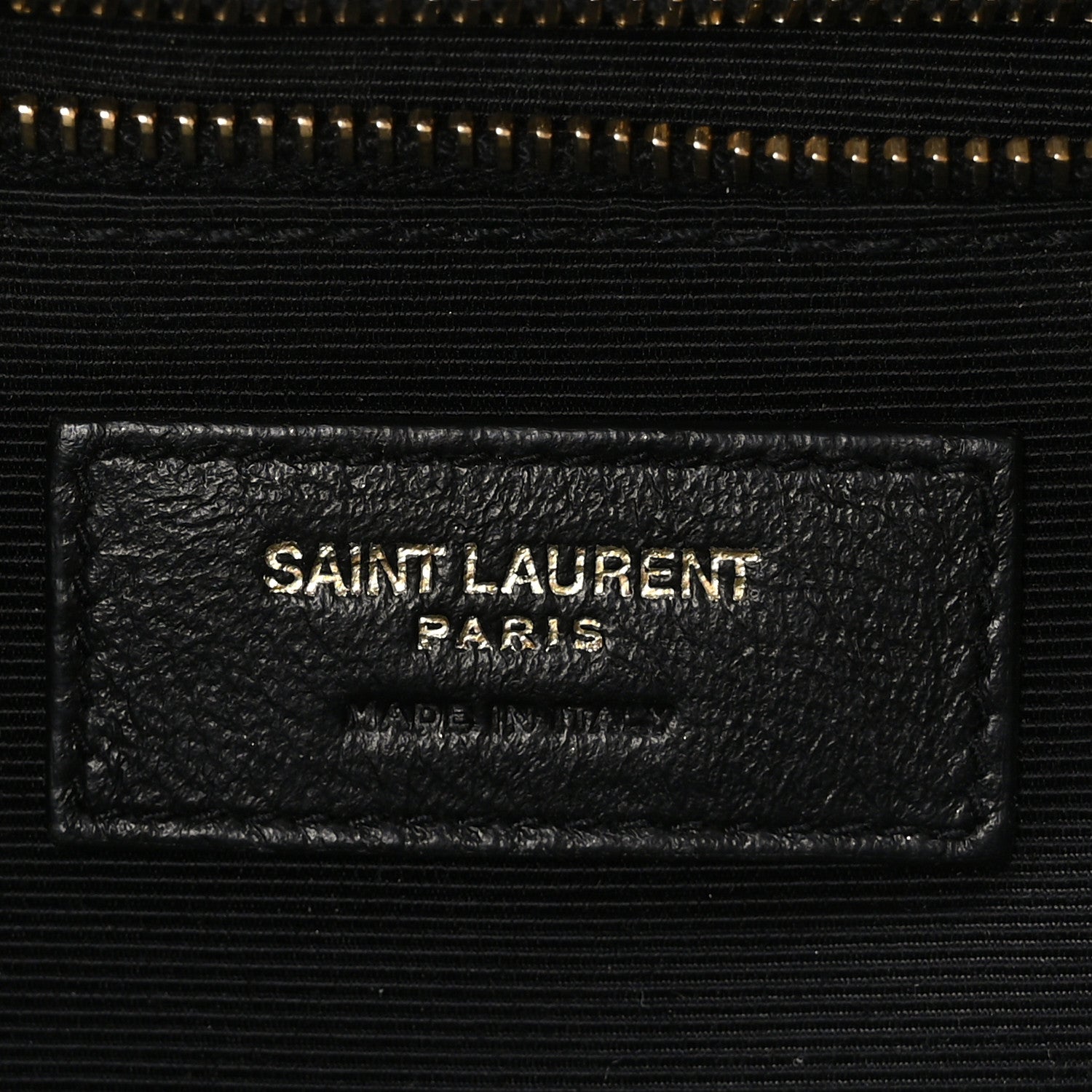 Saint Laurent Grain De Poudre Mixed Matelasse Large Triquilt Monogram Satchel Dark Beige 7 of 10