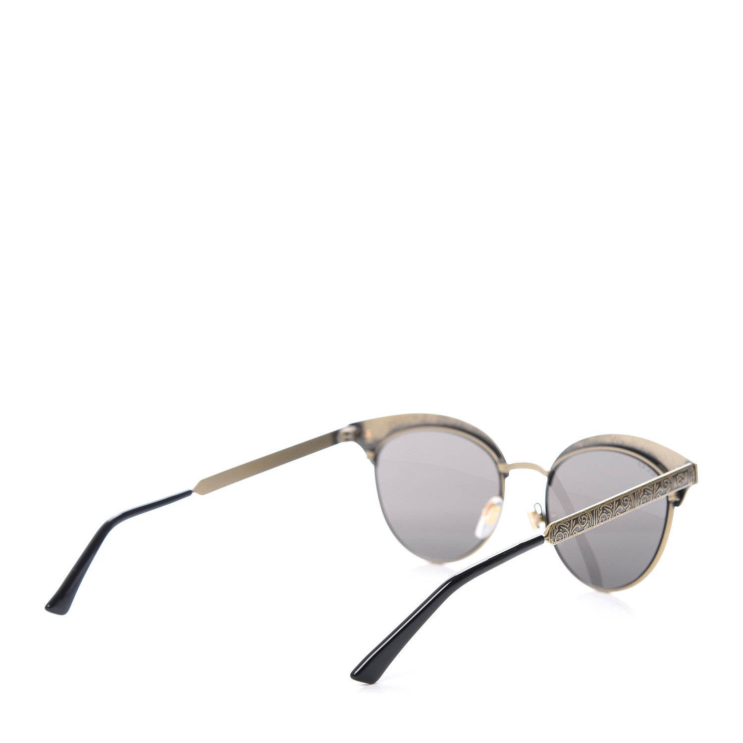Gucci Metal Tiger GG0220S Sunglasses Antique Gold 4 of 8