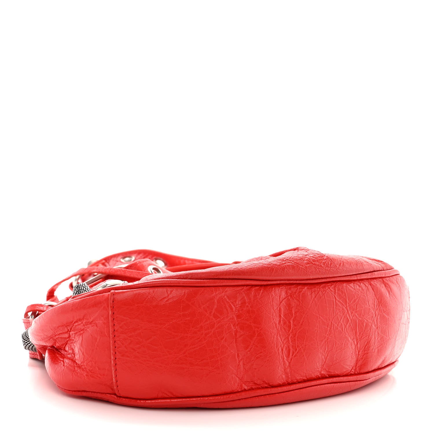 Balenciaga Agneau Arena Le Cagole Shoulder Bag XS Tomato Red 4 of 10