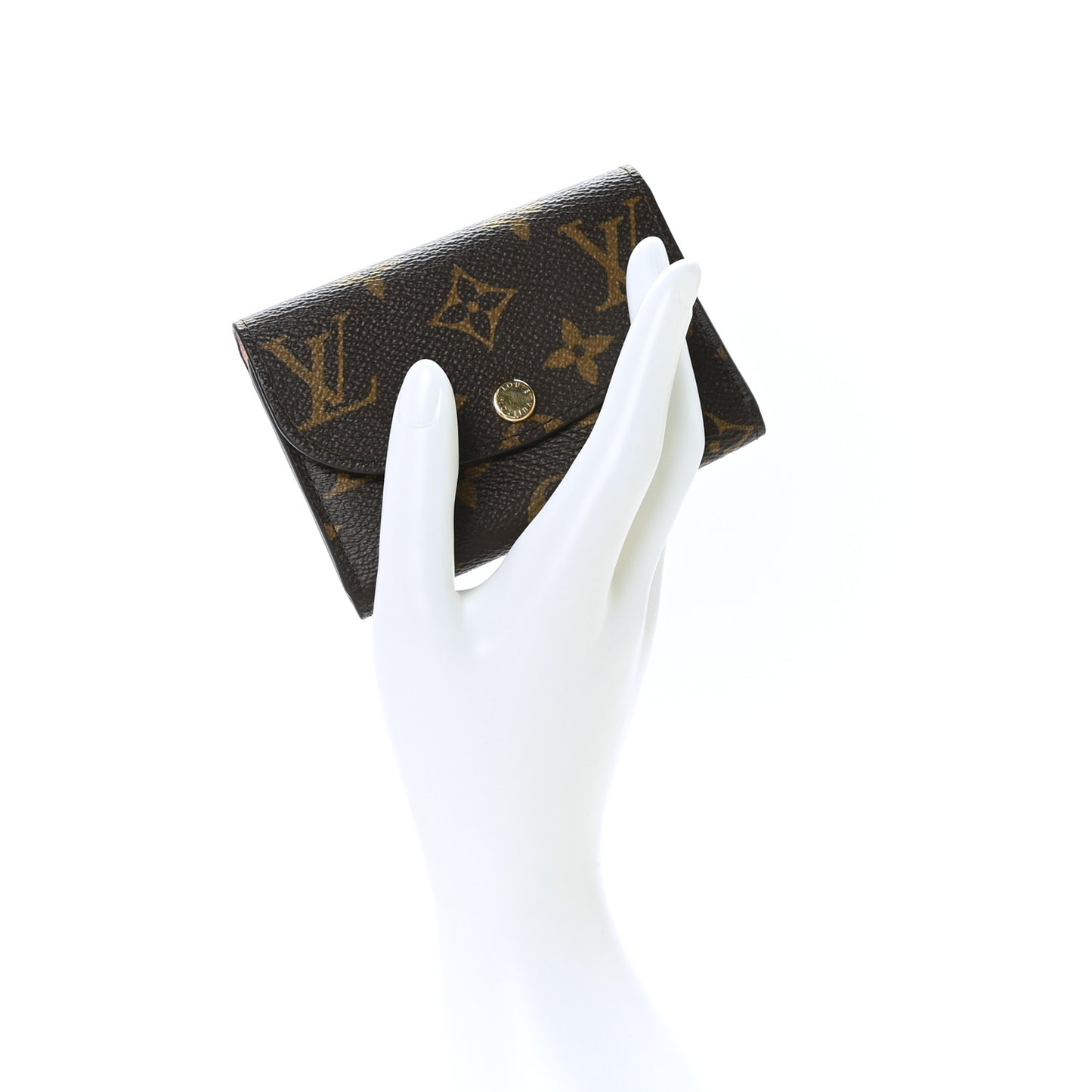 Monogram Rosalie Coin Purse Rose Ballerine