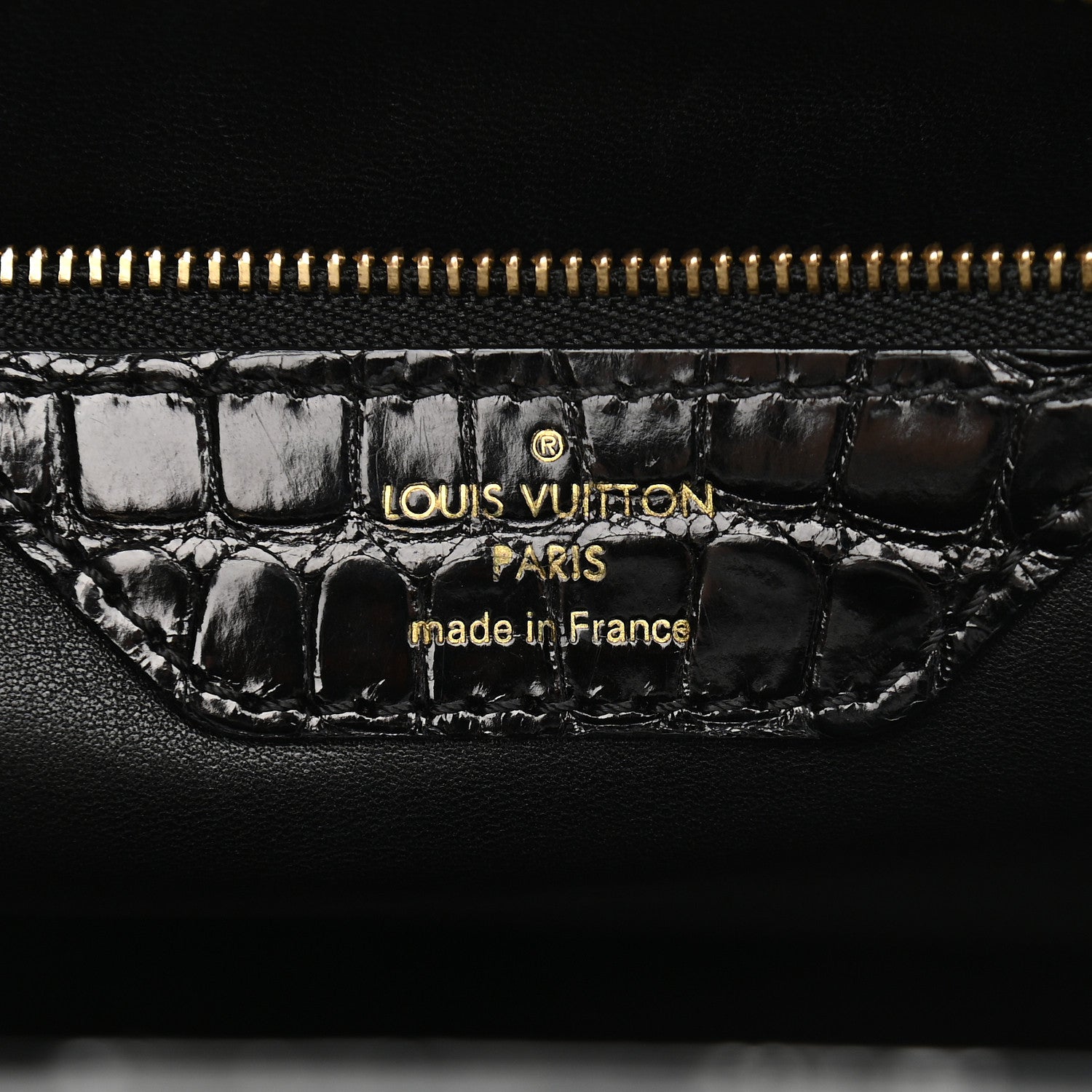 Louis Vuitton Crocodile Brea PM Black 6 of 8