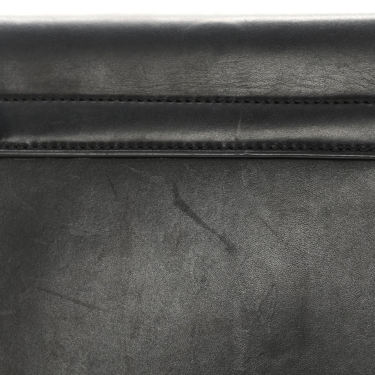 Smooth Calfskin Classic Monogram Small Kaia Satchel Black