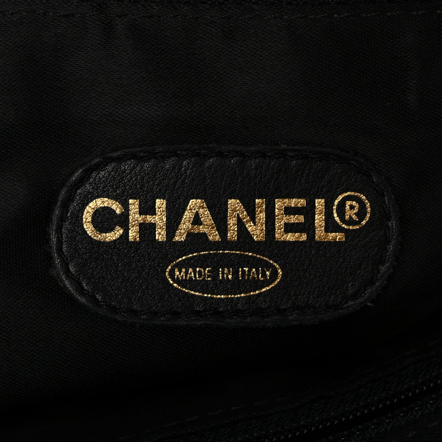 Lambskin CC Shoulder Bag Black