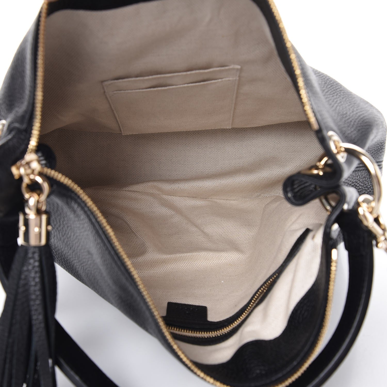 Gucci Pebbled Calfskin Large Soho Hobo Black 5 of 7