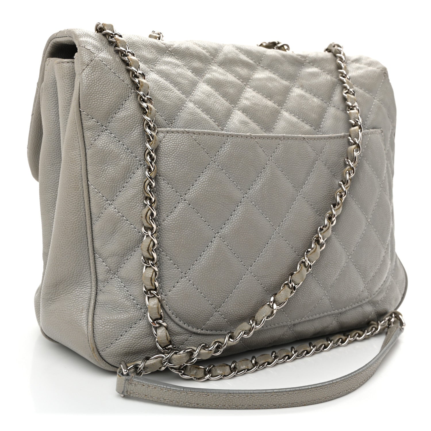 Chanel Caviar Quilted Large Urban Companion Flap Grey 3 of 14
