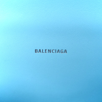 Balenciaga Strass Suede Hourglass Top Handle Bag XS Light Blue 6 of 12