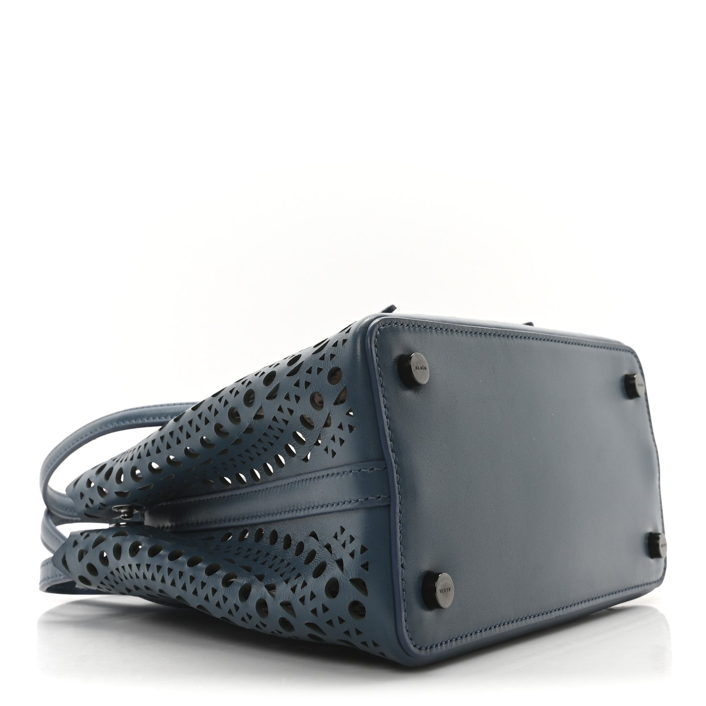 Lux Calfskin Vienne Wave Mina 20 Bag Bleu Ardois