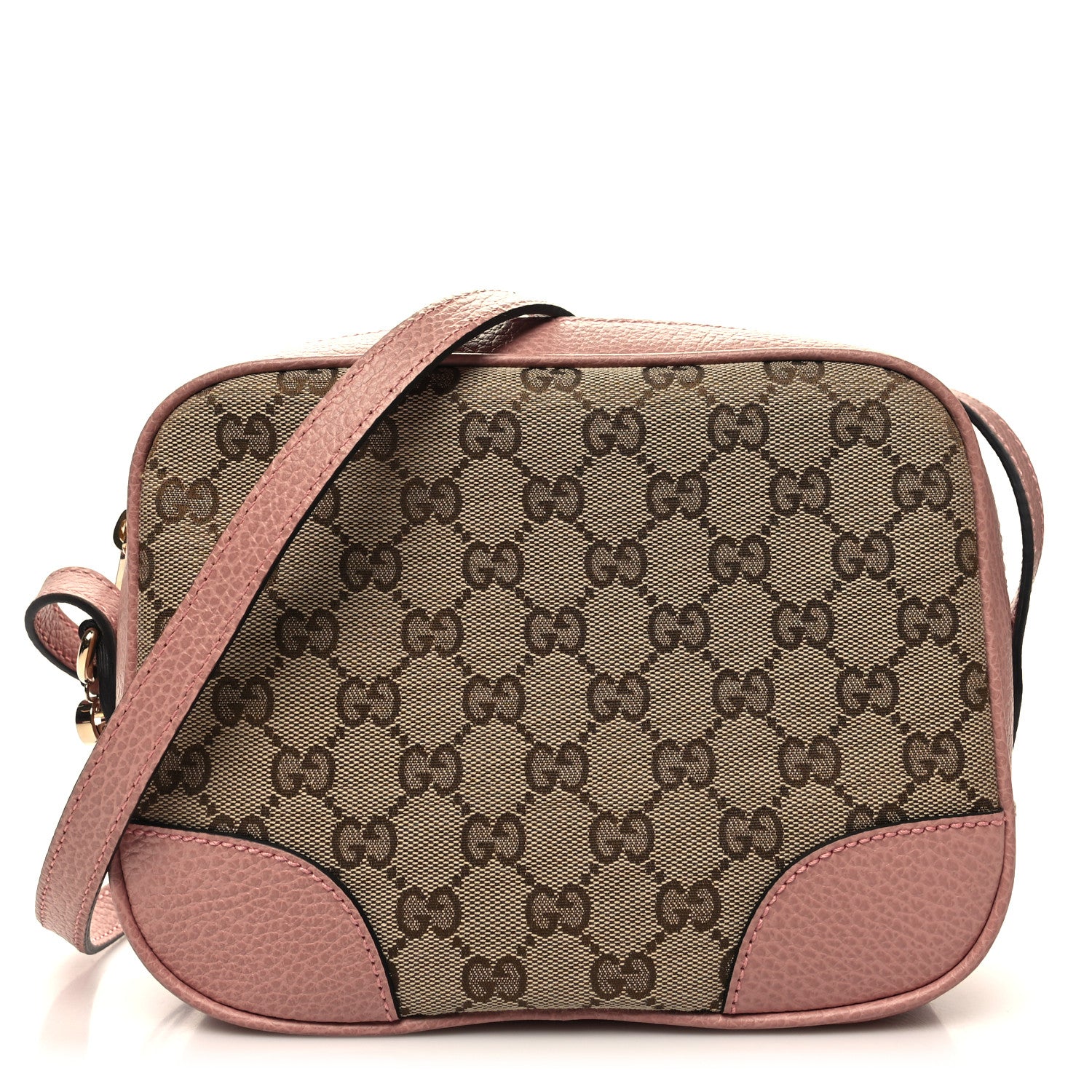 Gucci Monogram Mini Bree Messenger Bag Beige Soft Pink 1 of 10