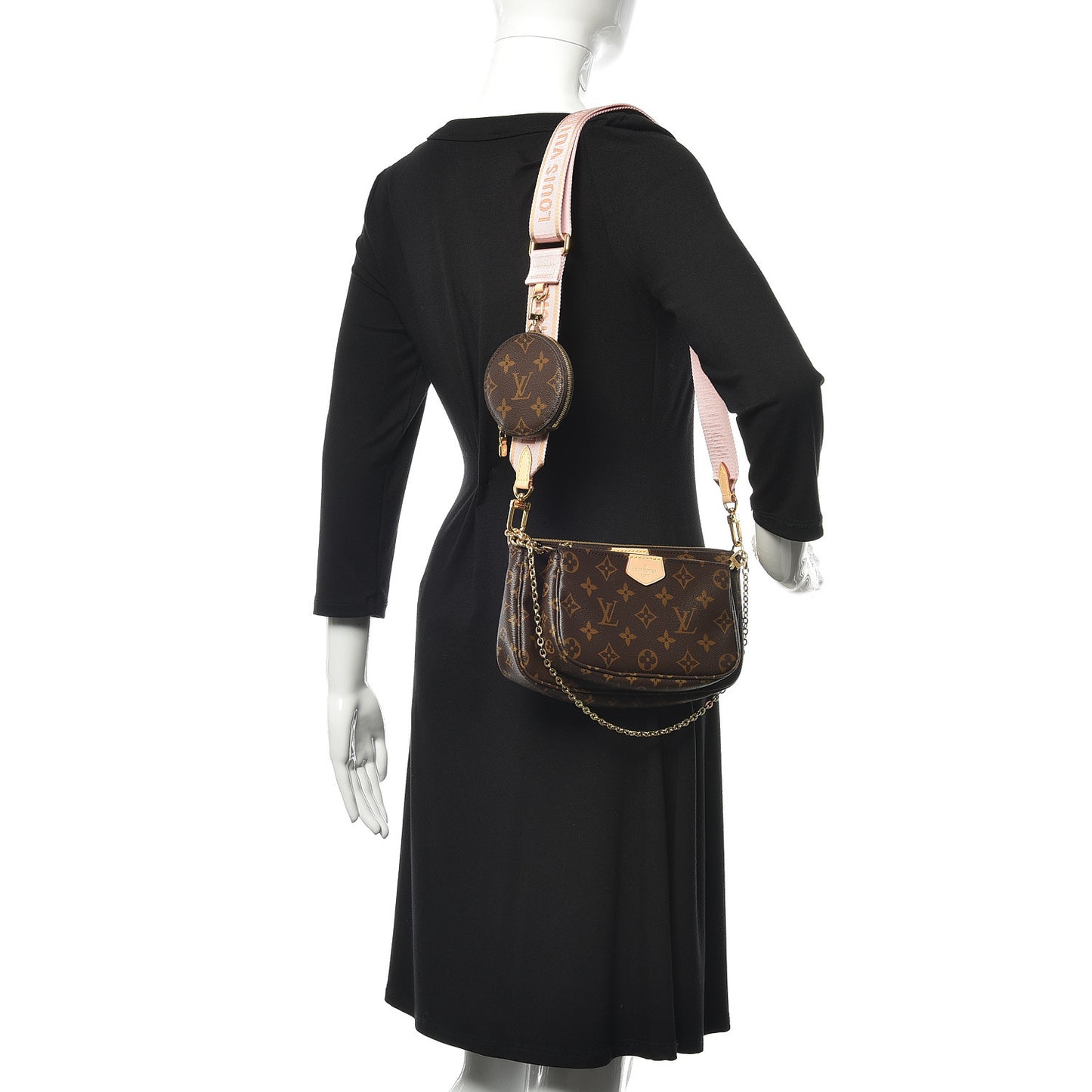Monogram Multi Pochette Accessories Rose Clair