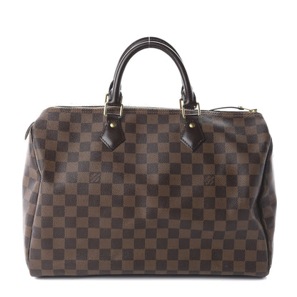 Louis Vuitton Damier Ebene Speedy 35 2 of 18
