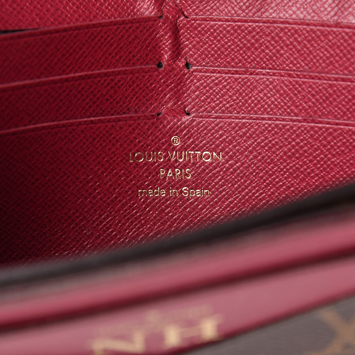Monogram Jeanne Wallet Fuchsia