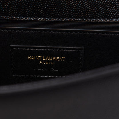 Saint Laurent Grain De Poudre Monogram Cassandre Clutch Black 8 of 8