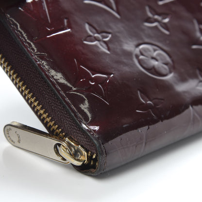 Louis Vuitton Vernis Zippy Wallet Amarante 9 of 12