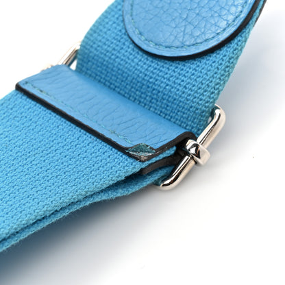 Hermes Taurillon Clemence Evelyne III PM Bleu Zanzibar 17 of 18