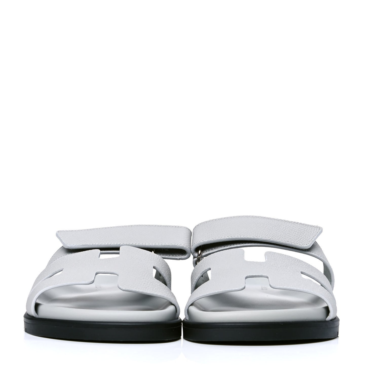 Calfskin Womens Chypre Sandals 37 Bleu Glacier