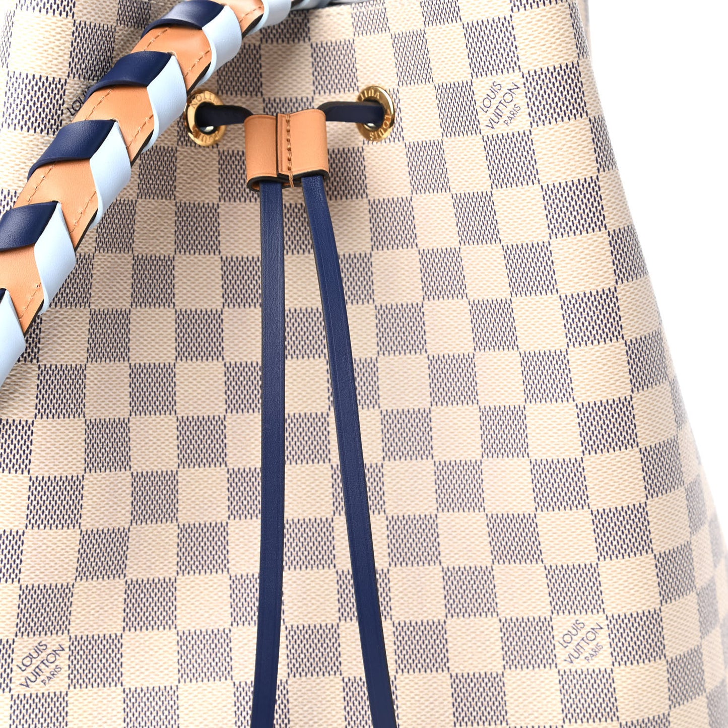 Damier Azur Braided Neonoe MM Blue