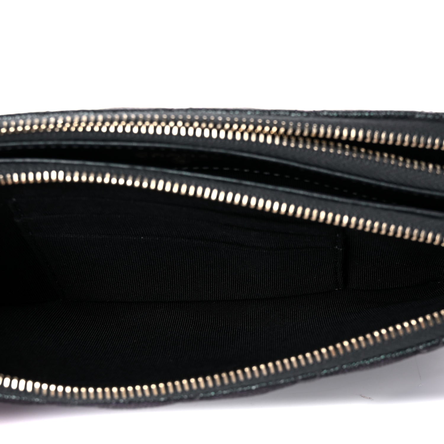 Chanel Iridescent Caviar Quilted Small Clutch With Chain Black 6 of 15