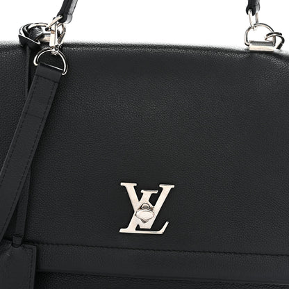 Louis Vuitton Soft Calfskin Lockme II Top Handle Black 8 of 11