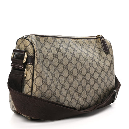 Gucci GG Plus Monogram Front Pocket Messenger Dark Brown 3 of 10