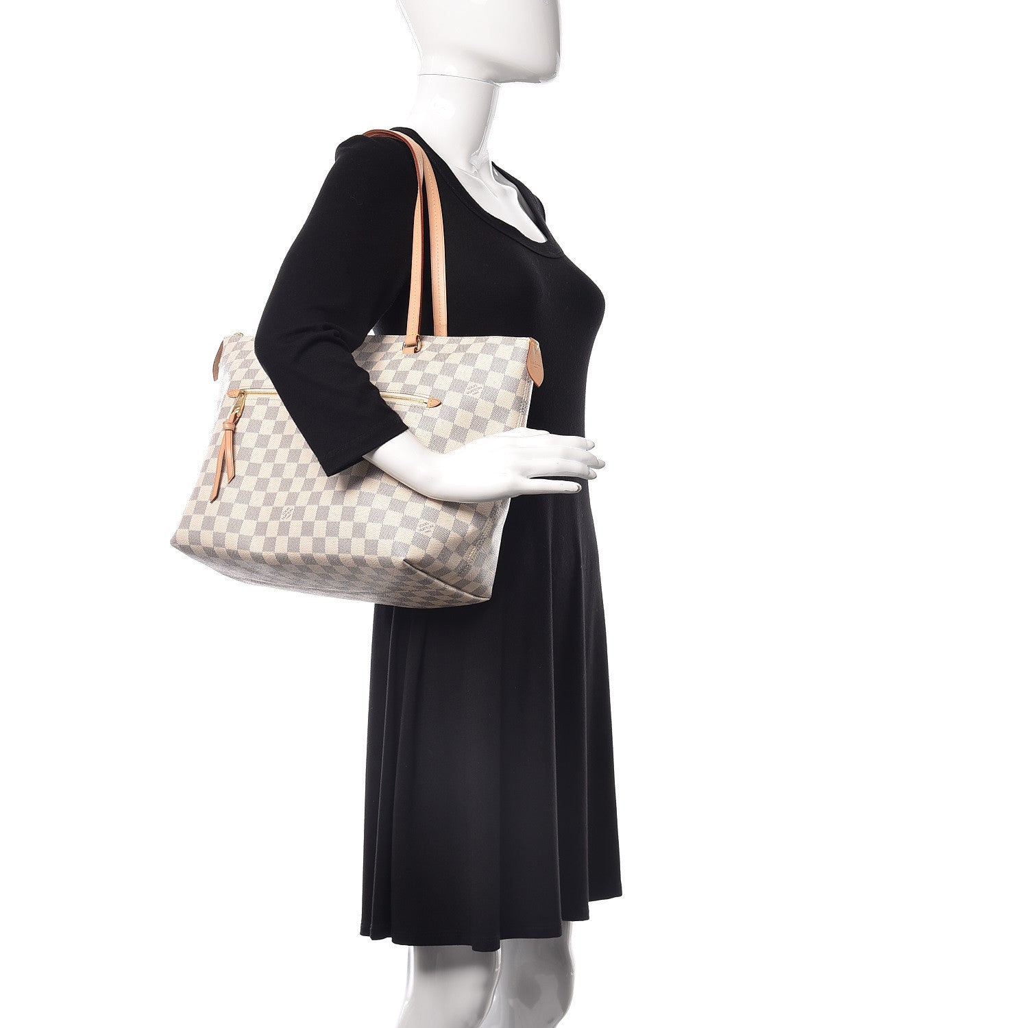 Louis Vuitton Damier Azur Iena MM 2 of 10