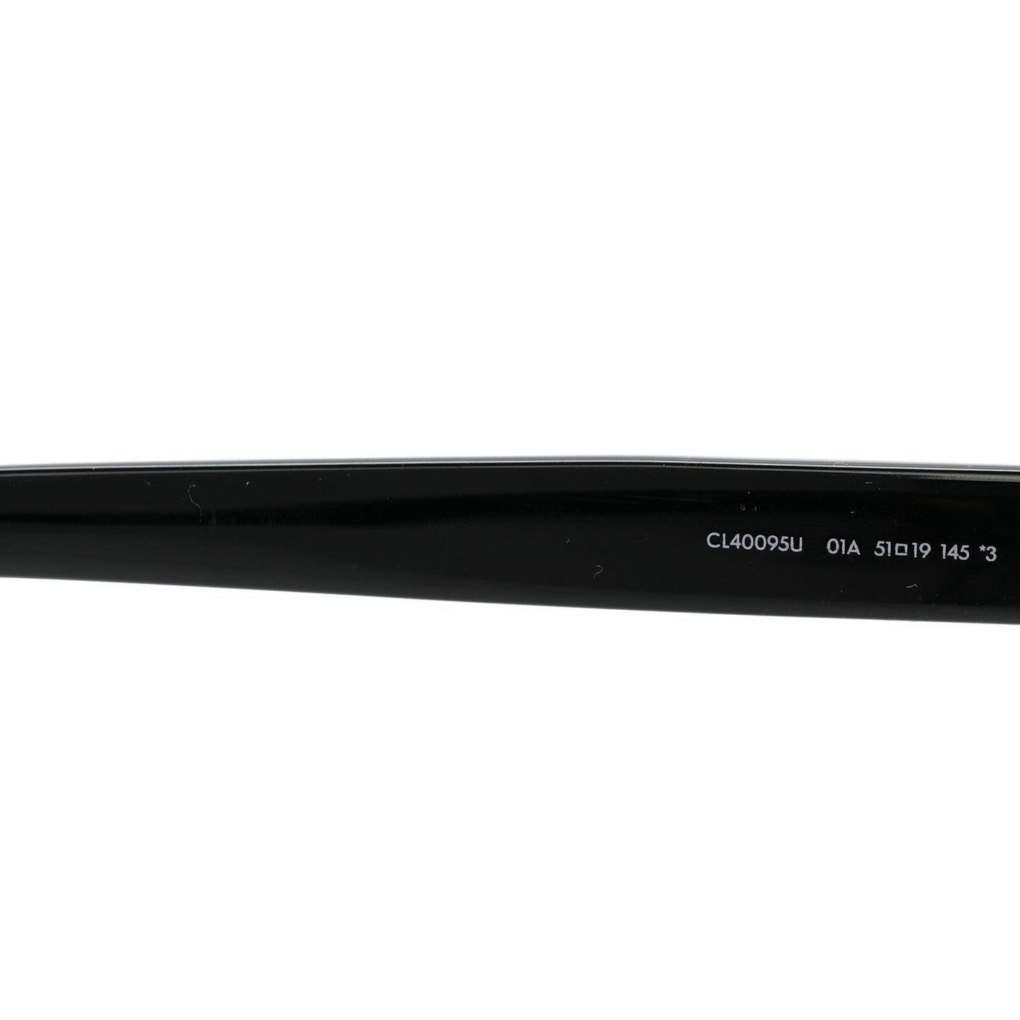 Acetate Cat Eye Sunglasses CL40095U Black