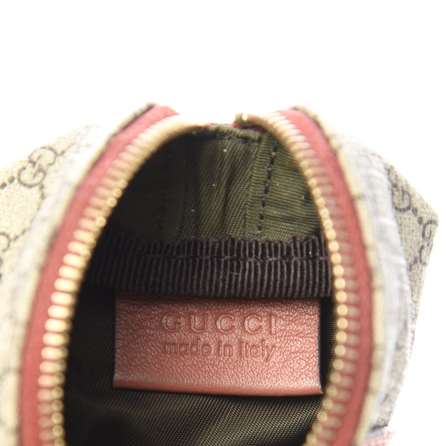 Gucci GG Supreme Monogram Small Pig Coin Purse 6 of 9