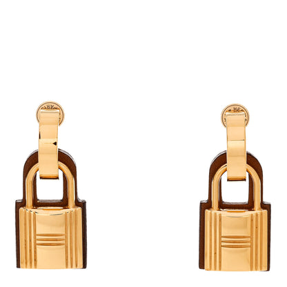 Hermes Gold Swift O'Kelly Earrings Gold 1 of 5