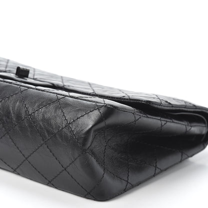 Chanel Aged Calfskin Quilted 2.55 Reissue 226 Flap So Black 6 of 10