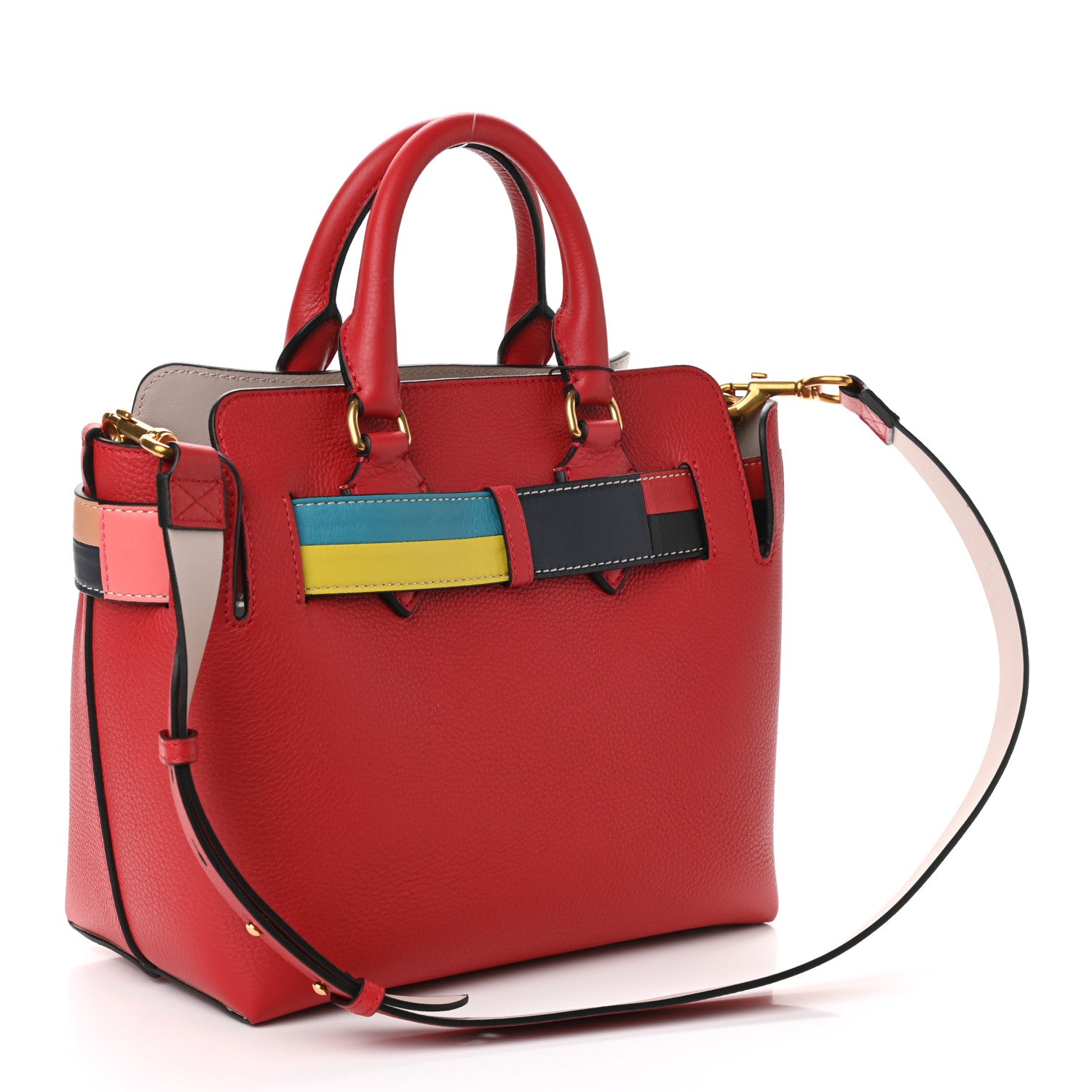 Burberry Soft Grain Calfskin Small Belt Bag Bright Military Red 3 of 10