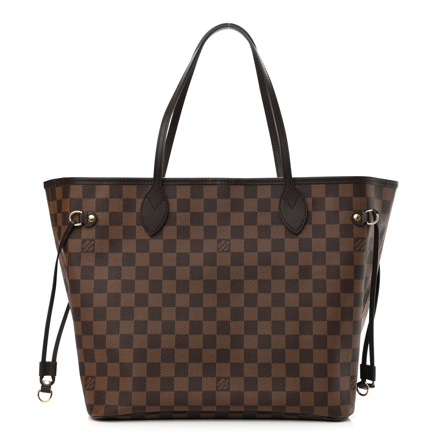 Louis Vuitton Damier Ebene Neo Neverfull MM Rose Ballerine 1 of 10