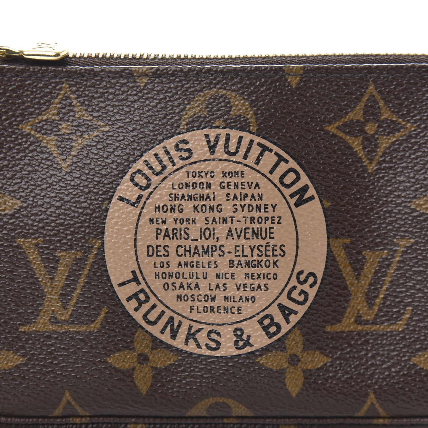 Monogram Complice Trunks and Bags Mini Pochette Accessories Beige