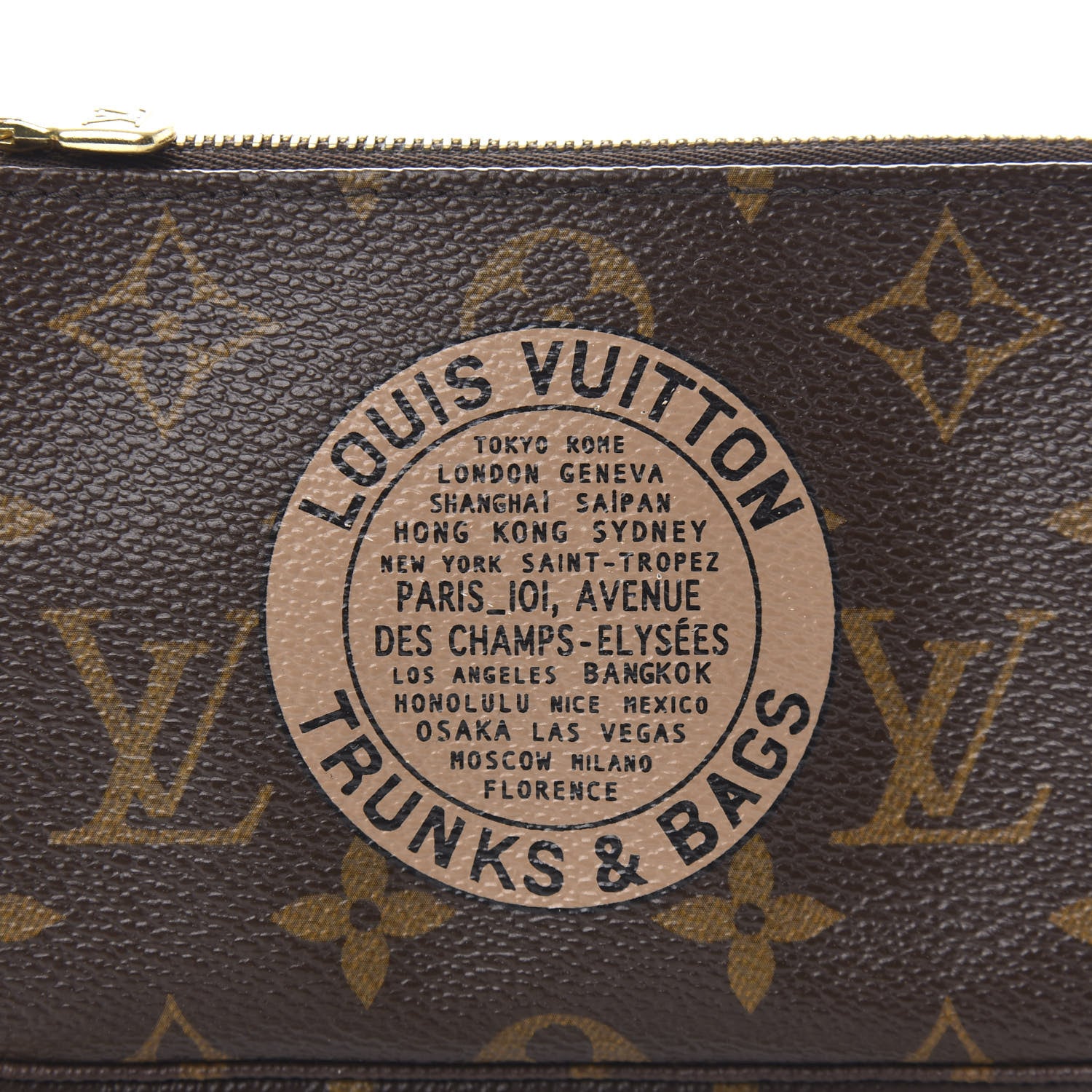 Louis Vuitton Monogram Complice Trunks and Bags Mini Pochette Accessories Beige 10 of 11