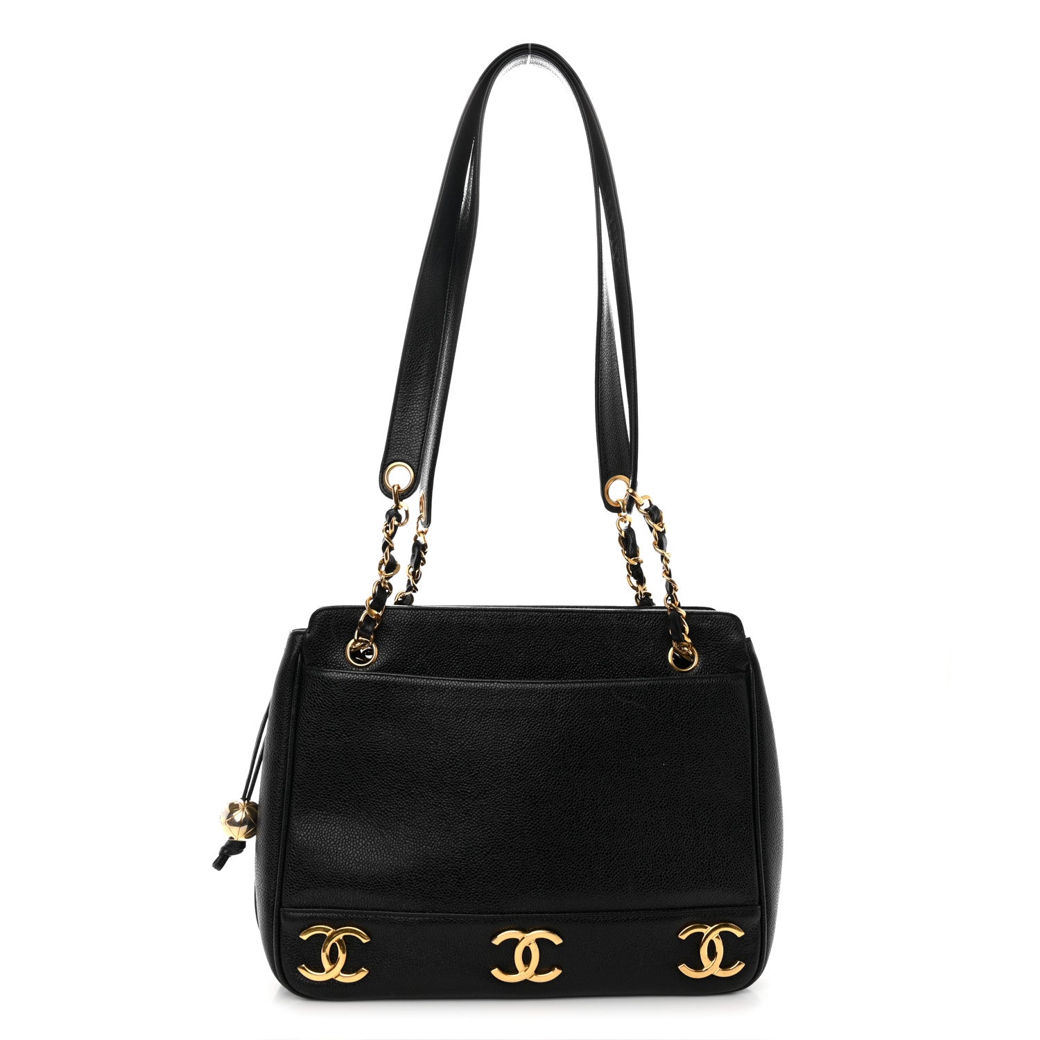 Chanel Caviar CC Shoulder Bag Black 1 of 12