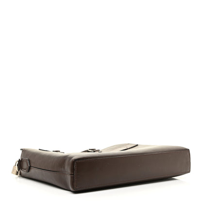 Louis Vuitton Epi Brooks Briefcase Brown 4 of 40