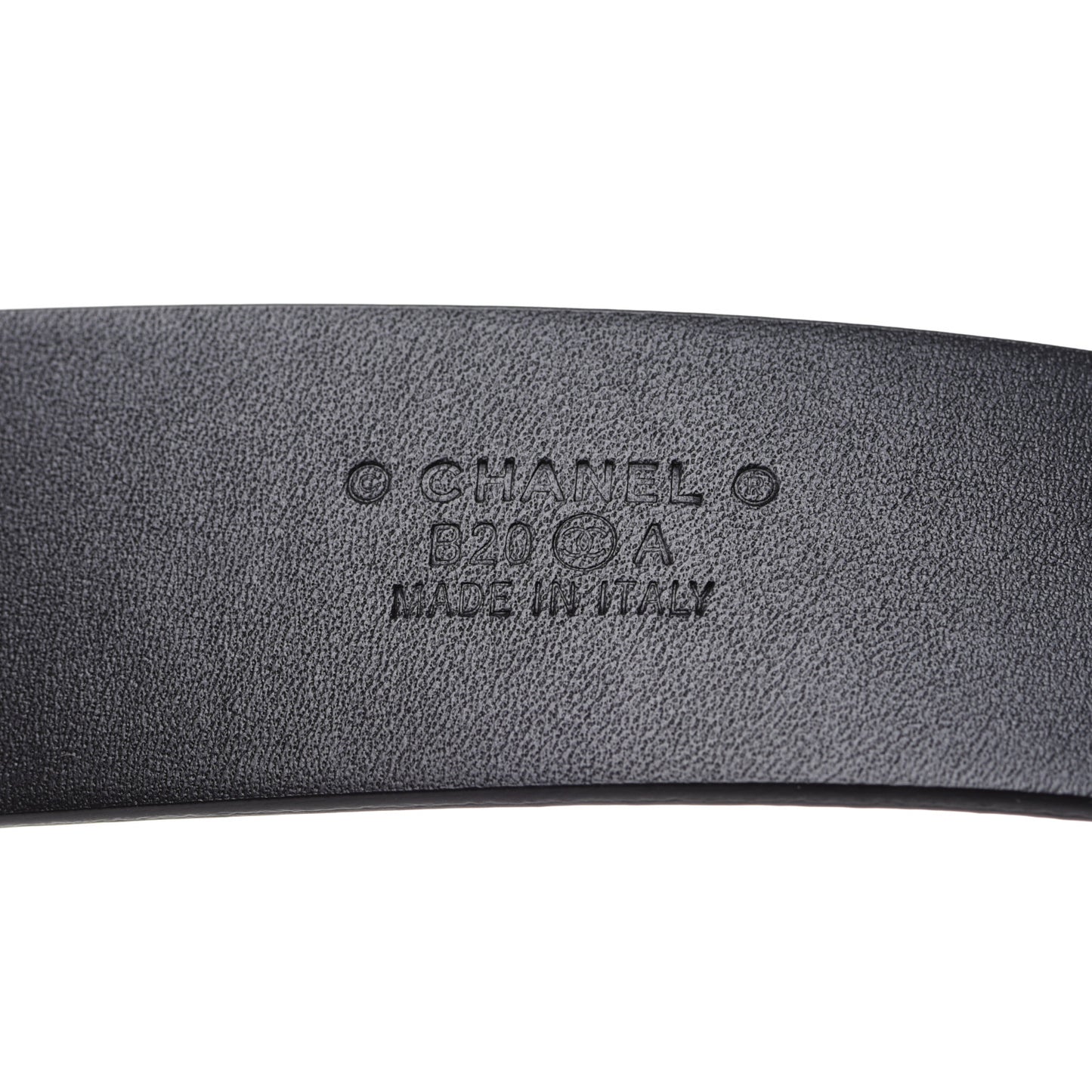 Calfskin Paris Button CC Belt 80 32 Black