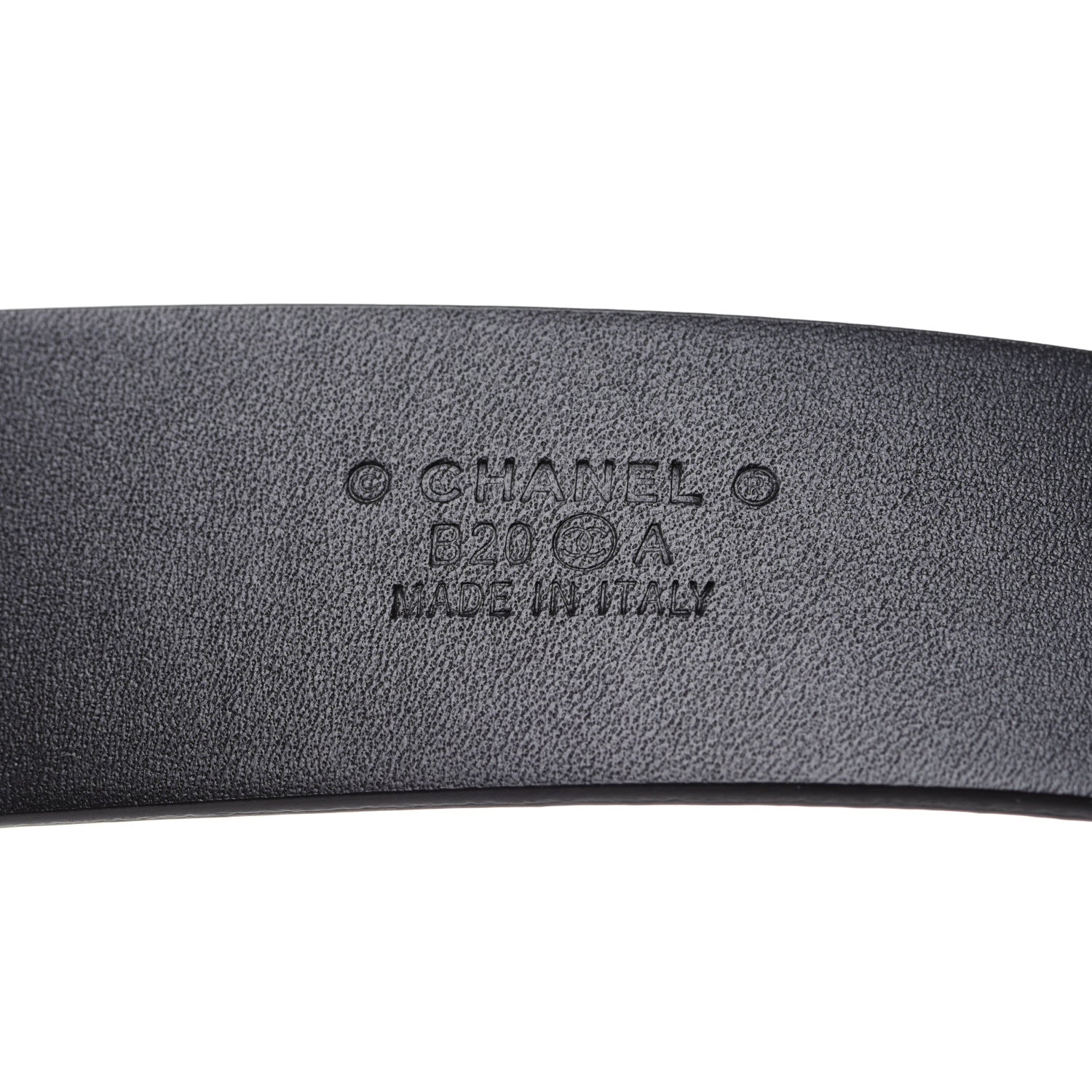 Chanel Calfskin Paris Button CC Belt 80 32 Black 4 of 7