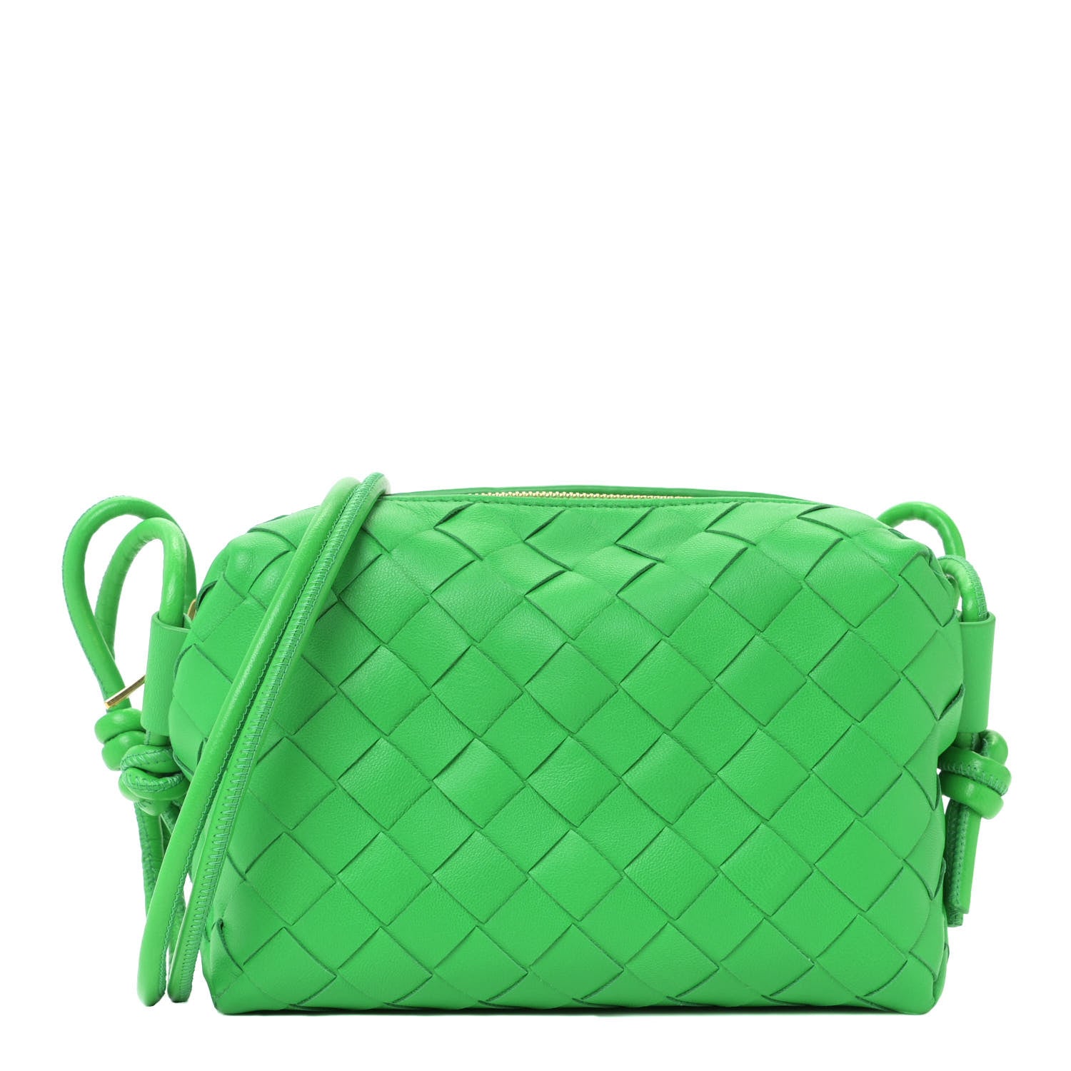 Bottega Veneta Nappa Intrecciato Mini Loop Camera Bag Parakeet 1 of 10