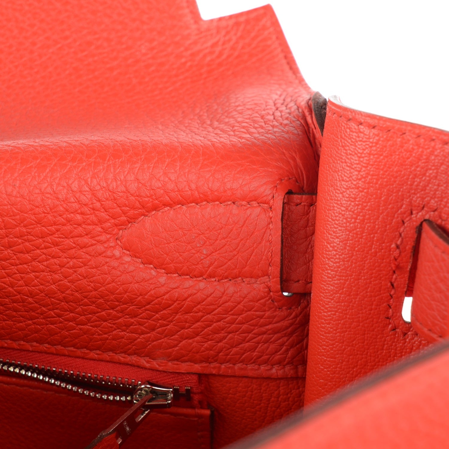 Hermes Togo Kelly Retourne 40 Capucine 17 of 24