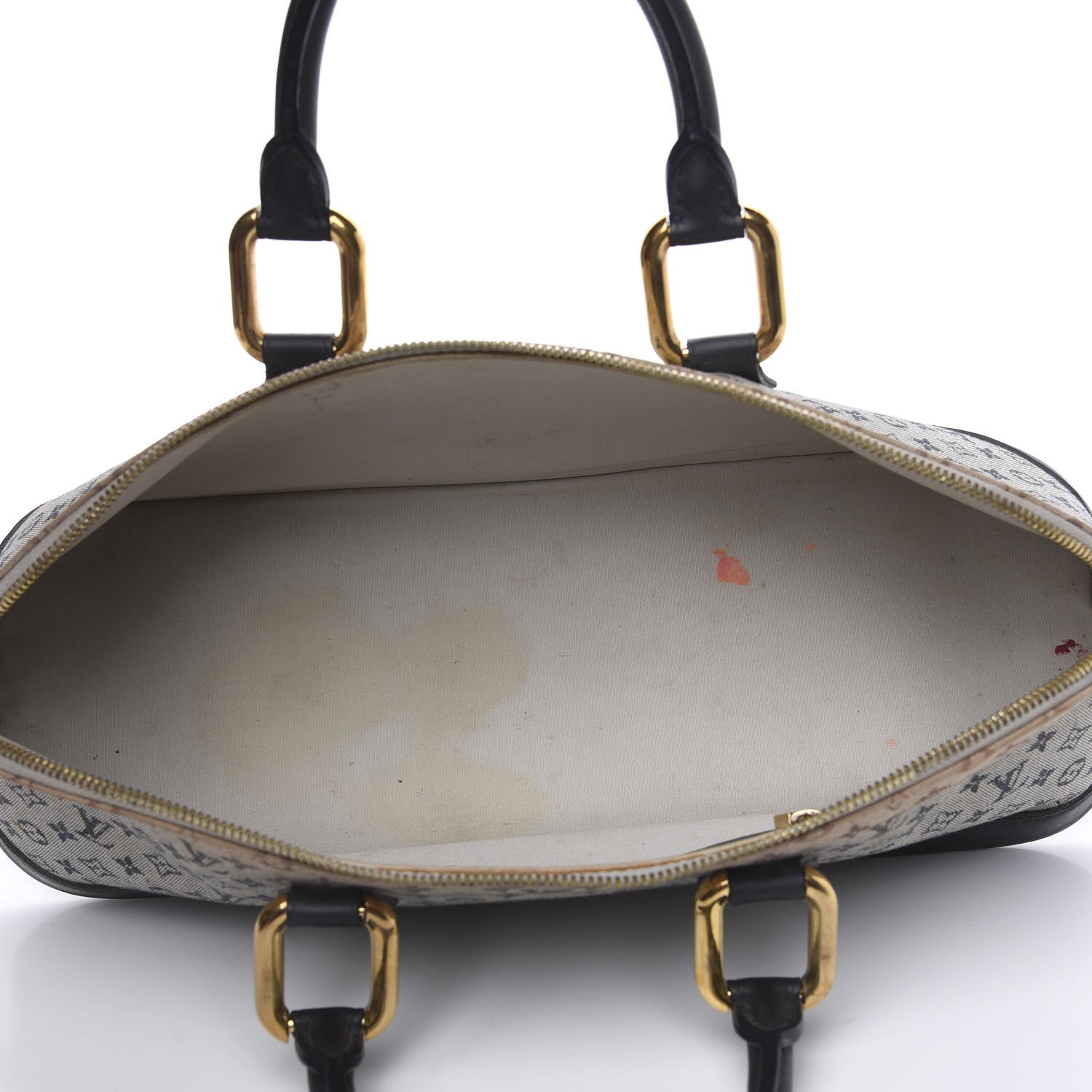 Louis Vuitton Mini Monogram Alma Long Blue 4 of 16