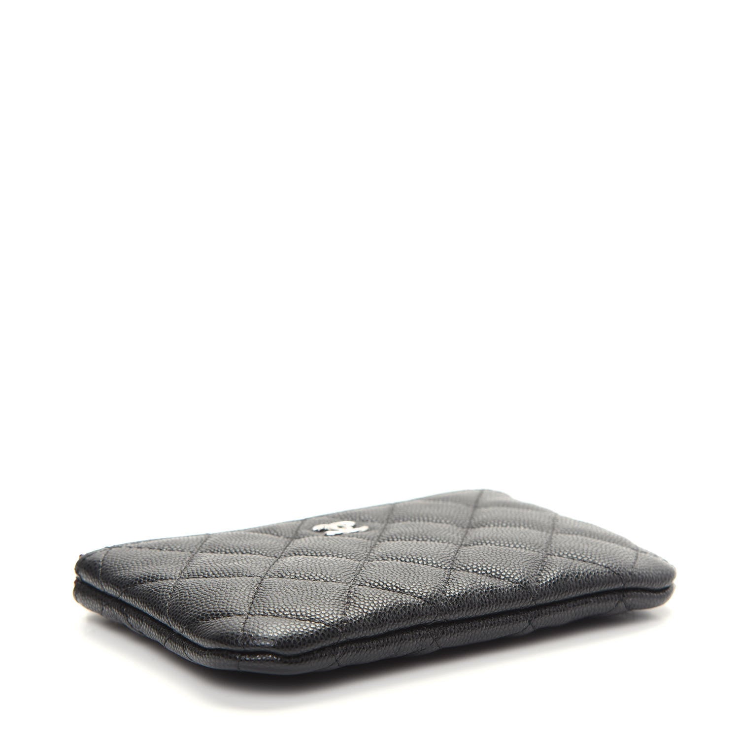 Chanel Caviar Quilted Small Cosmetic Case Black 4 of 9