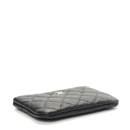 Chanel Caviar Quilted Small Cosmetic Case Black 4 of 9