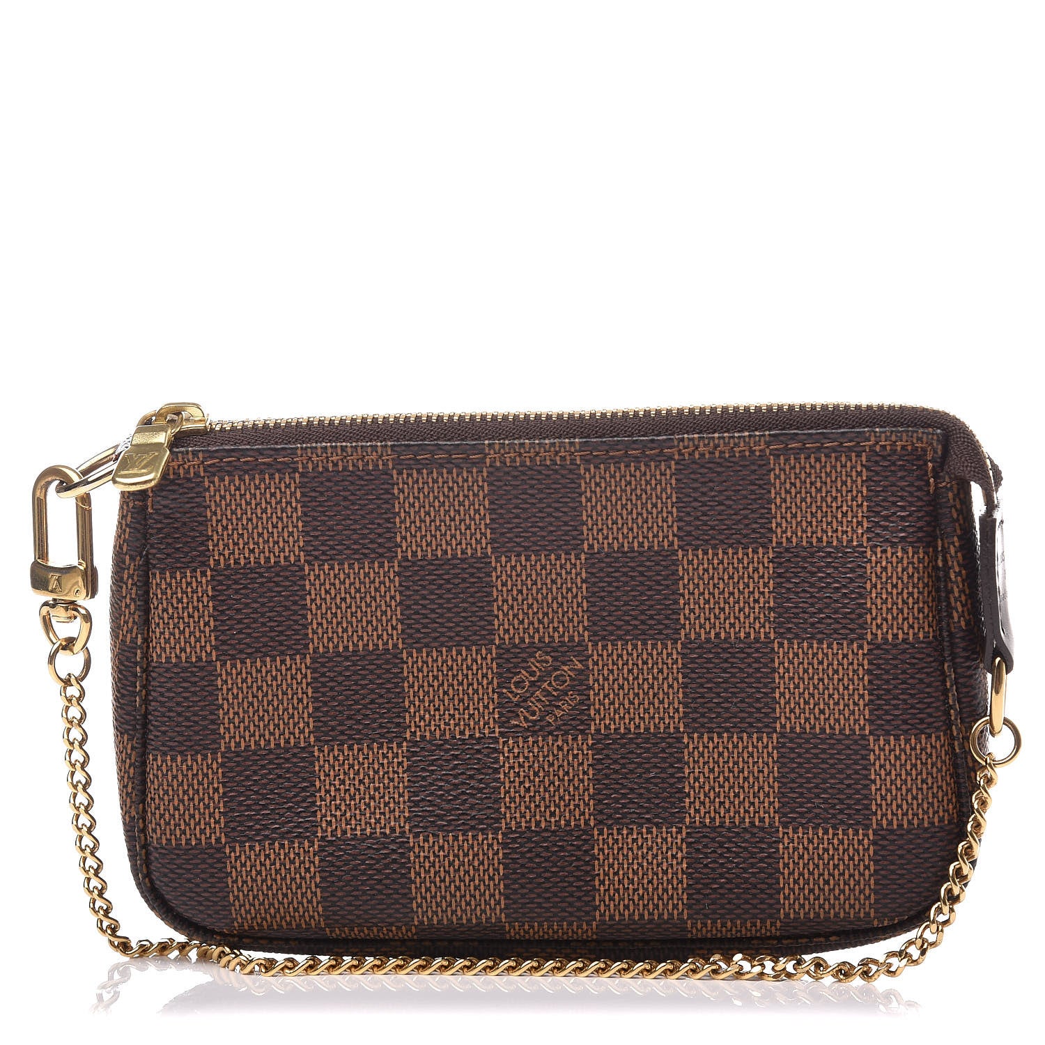 Louis Vuitton Damier Ebene Mini Pochette Accessories 1 of 9