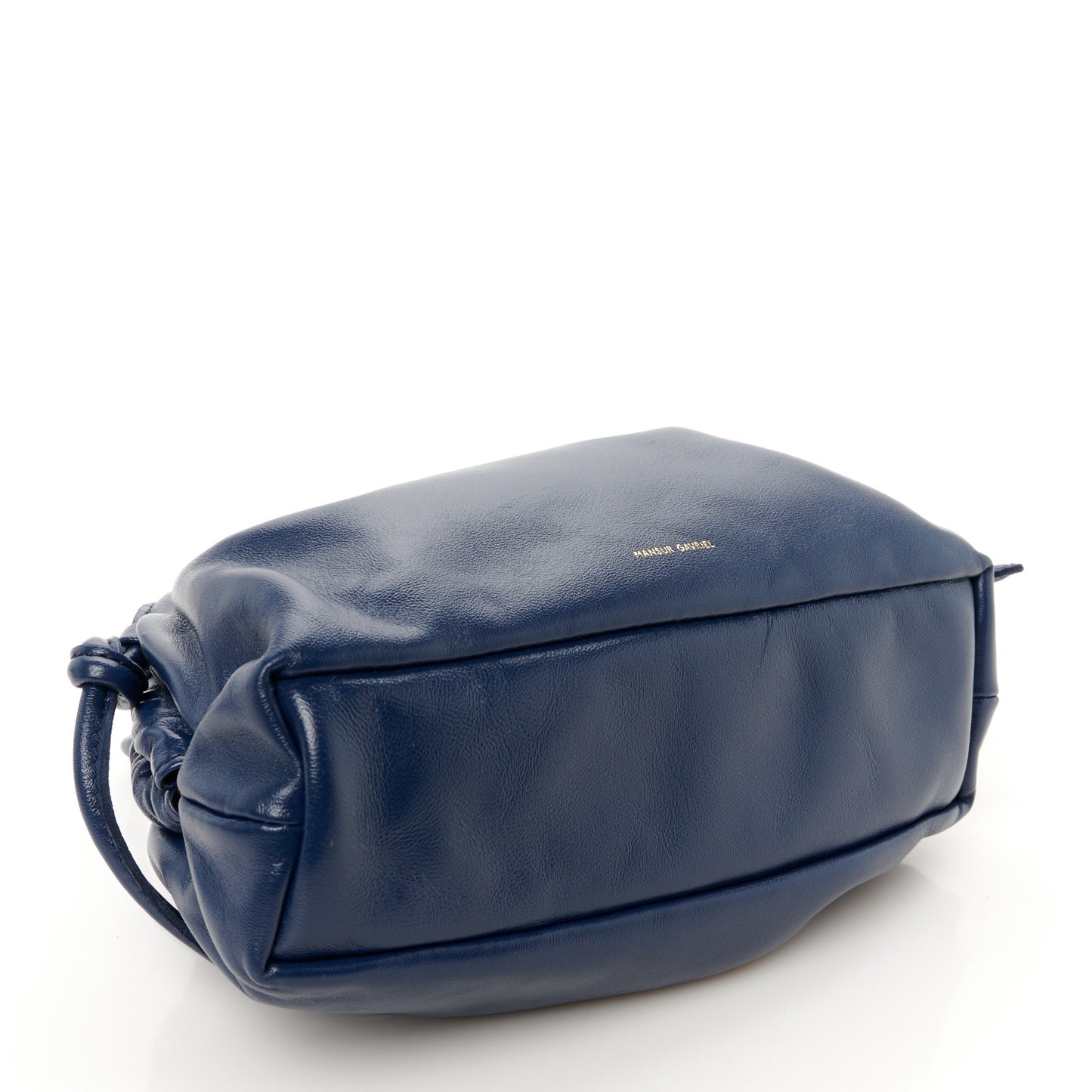 Lambskin Mini Cloud Clutch Blue