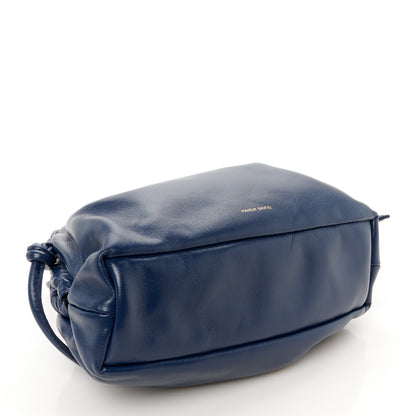 Mansur Gavriel Lambskin Mini Cloud Clutch Blue 4 of 10