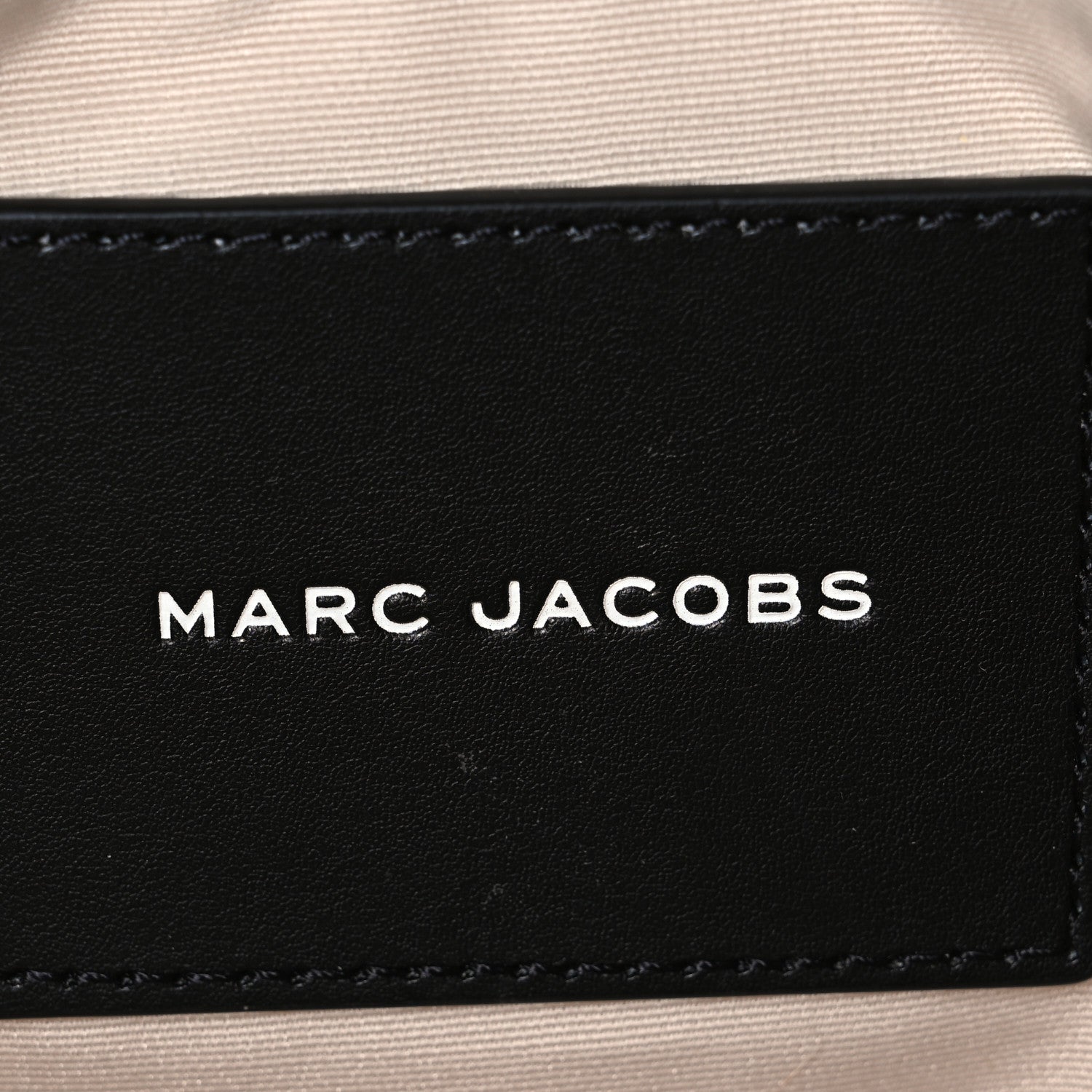 Marc Jacobs Polyester Cotton Medium The Teddy Traveler Tote Bag Beige 6 of 12